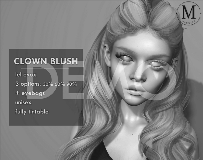 Second Life Marketplace MADWISH // Clown Blush [DEMO]